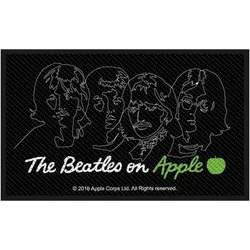The Beatles On Apple Našitek za šivanje 100 x 50 mm