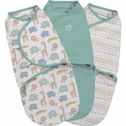 Summer Infant Zavinovačka SwaddleMe safari sada 3ks