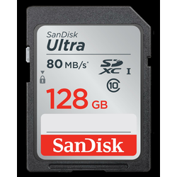 SANDISK spominska kartica Ultra SDXC 128GB Class 10 UHS-I (SDSDUNC-128G-GN6IN)