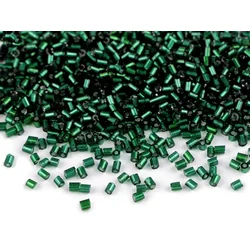 Rezani biseri 12/0 - 1,8 mm - temno zeleni (30 g)