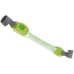 Nobby trak za ovratnico/povodec LED Flash, silikon - rumena