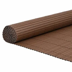 vidaXL vidaXL Vrtna ograja dvostranska rjava 1,8x3 m PVC, (5000301027)