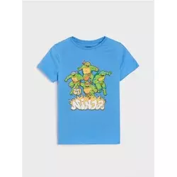 Sinsay - Pamučna majica sa printom Teenage Mutant Ninja Turtles - plava