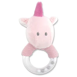 Lorelli plisana zvecka ring - unicorn pink natural ( 10191360007 )