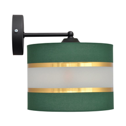 Zidna lampa HELEN 1xE27/15W/230V zelena/zlatna