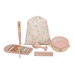 Little Dutch® muzički set, Safari Friends Pink