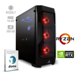 ANNI računalnik GAMER Extreme (Ryzen 7 3.6GHz, 16GB, 500GB SSD, RTX 2060 6GB, brez OS)