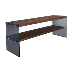 Hanah Home TV100 TV polica, Braon-Crna