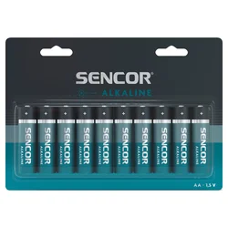 Sencor Baterija LR06, AA 10BP, Alkalna, 10 komada
