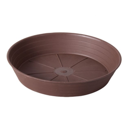 Cvetlični lonec PRIMAVERA rjava plastika d34cm