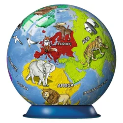 Ravensburger 3D Slagalica Mapa sveta, 72 dela