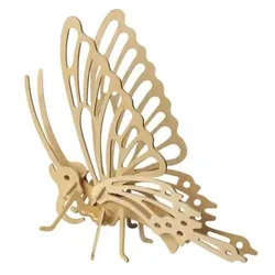 Woodcraft Lesena 3D sestavljanka Metulj