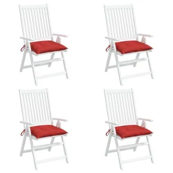 Jastuci za palete 4 kom crveni 50 x 50 x 7 cm od tkanine Oxford