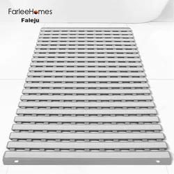 Farleenhomes Prostirka za kupatilo, 40x65cm, Siva