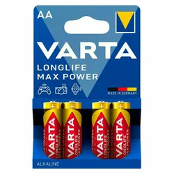 Baterije x4 Varta Longlife Max Power Mignon AA LR06