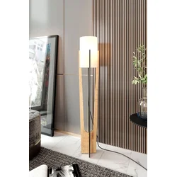 Opviq Podna lampa Minimalist, 135 cm, Krem