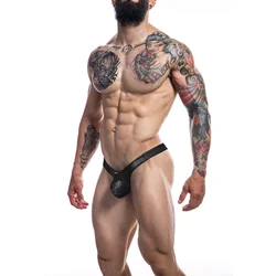 Cut4Men Pouch Enhancing Thong Black Leopard S
