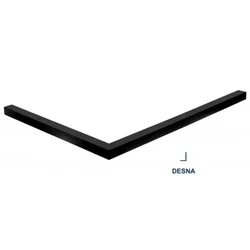 Postolje za tuš kabinu crno Desno C-10-100BD 100x80x5