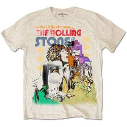 The Rolling Stones Mick & Keith Watercolour Stars Sand L Majica