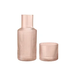 Ferm Living komplet iz pihanega stekla Ripple