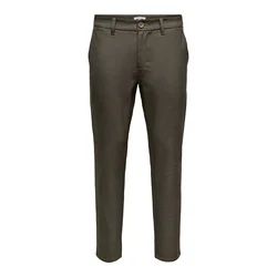 Only & Sons Chino hlače ONSBRAD temno rjava