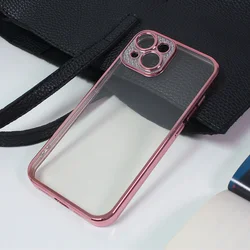 TERACELL Maska za iPhone 14 Plus 6.7 Silikon Camera Diamond roze
