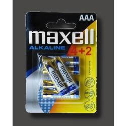 MAXELL baterija AA (LR6), 4+2 kos, alkalna