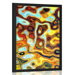 Plakat barvna abstrakcija - 60x90 no frame