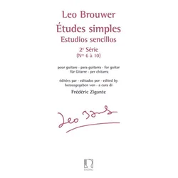 BROUWER:ETUDES SIMPLES SERIE 2 NO.6 a 10