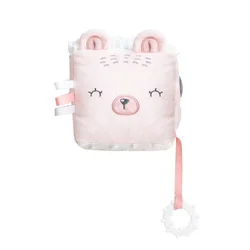 Kikka Boo Igračka plišana kocka Bear with Me Pink