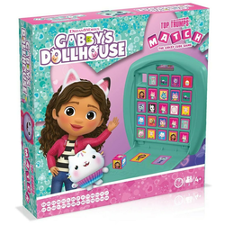 Društvena igra Top Tramps Match - Gabby’s Dollhouse - Crazy Cube Game