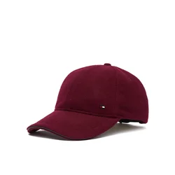 Tommy Hilfiger Kapa s šiltom Dc Wool 6 Panel AM0AM14851 Bordo rdeča