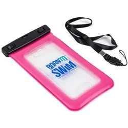 Borntoswim waterproof phone bag rožnata