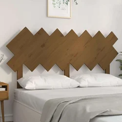 Uzglavlje za krevet boja meda 151,5x3x81 cm masivna borovina