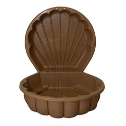 DOLONI Otroško peskovnik ECO Shell rjavo