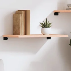 Zidna polica 60 x 30 x 2 cm od neobrađene masivne hrastovine