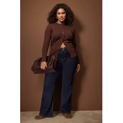 Trendyol Curve Ženska bluza Tbbaw26Af00123, Braon