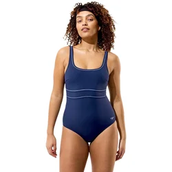 Speedo contour eclipse solid peacoat/moonlight lavender l - uk36