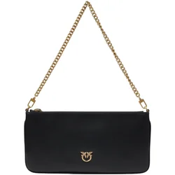 Pinko HORIZONTAL FLAT VITELLO SETA 102747 A0F1 Črna