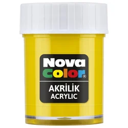 Nova Color Slikanje - Akrilne Boje 30g - Žuta - 540287