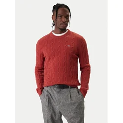 Gant Pulover 8050213 Rdeča Regular Fit