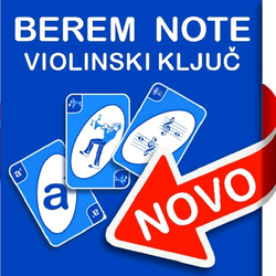 BEREM NOTE SET IGRALNIH KART (VIOLINSKI)