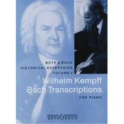 BACH TRANSCEIPTIONS/WILHELM KEMPFF FOR PIANO