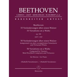 BEETHOVEN:33 VARIATIONS OP.120 AND 50 VARIATIONS ON A WALTZ