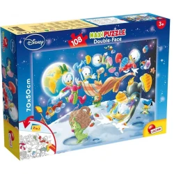 Lisciani Slagalica 2u1 - Složi i Oboji - Mickey In Space 48298