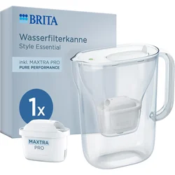 BRITA Vrč za filtriranje vode Style Essential 2,4 l - bela