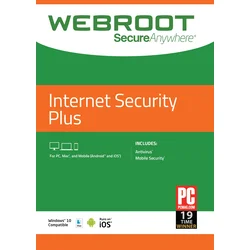 Webroot SecureAnywhere Internet Security Plus 3 Devices 2 Years Key GLOBAL
