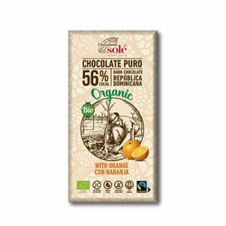 Čokolade Solé - 56-odstotna ekološka čokolada s pomarančo