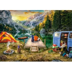 Ravensburger Puzzle Počitnice pod milim nebom 1000 kosov