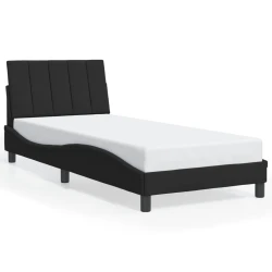 Okvir za krevet bez madraca Hanko crni 90x190 cm baršunasti